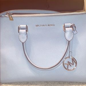baby blue michael lord purse 🦋